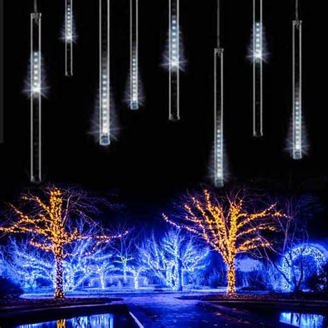 led christmas lights outdoor icicle|christmas lights dripping led icicles.